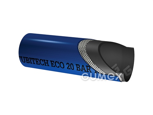 Tlaková hadice na vodu a vzduch TUBIPRESS ECO 20, 8/13mm, 20bar, PVC/PVC, -5°C/+60°C, modrá